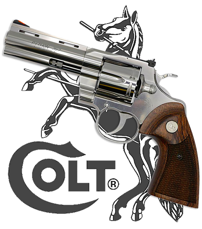 Colt Python Mag Stainless Walnut Revolver New Sp Wts