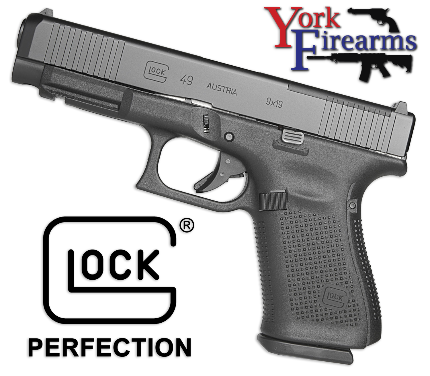 Glock 49 G5 MOS Talo Exclusive 9mm 15R Optic Ready Handgun NEW ...