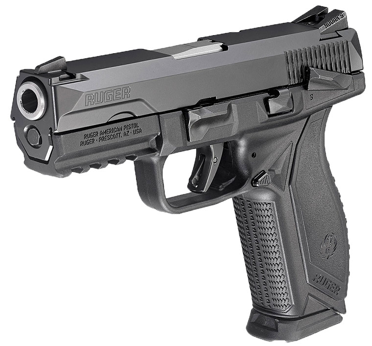 Ruger American Pistol 9MM 2/17R Thumb Safety & Accy Rail NEW 8608 ...